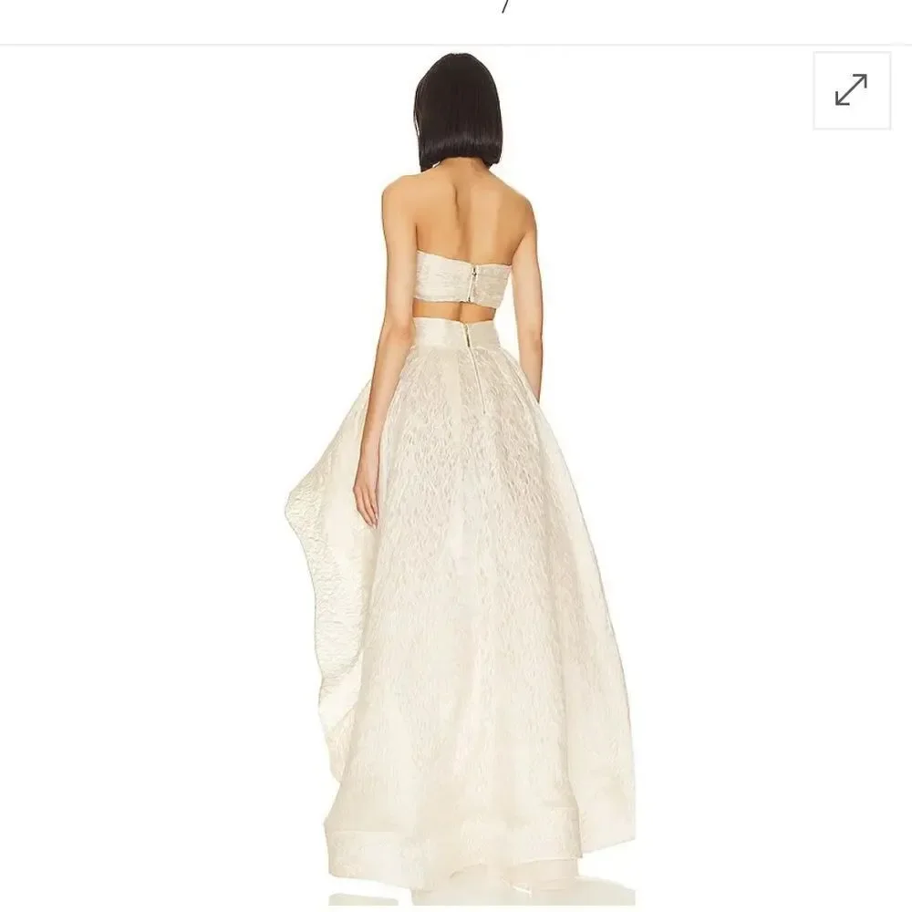 Bronx and Banco Tiara Two Piece Set Cream
High Low Dress top skirt Revolve 4 - Picture 3 of 15